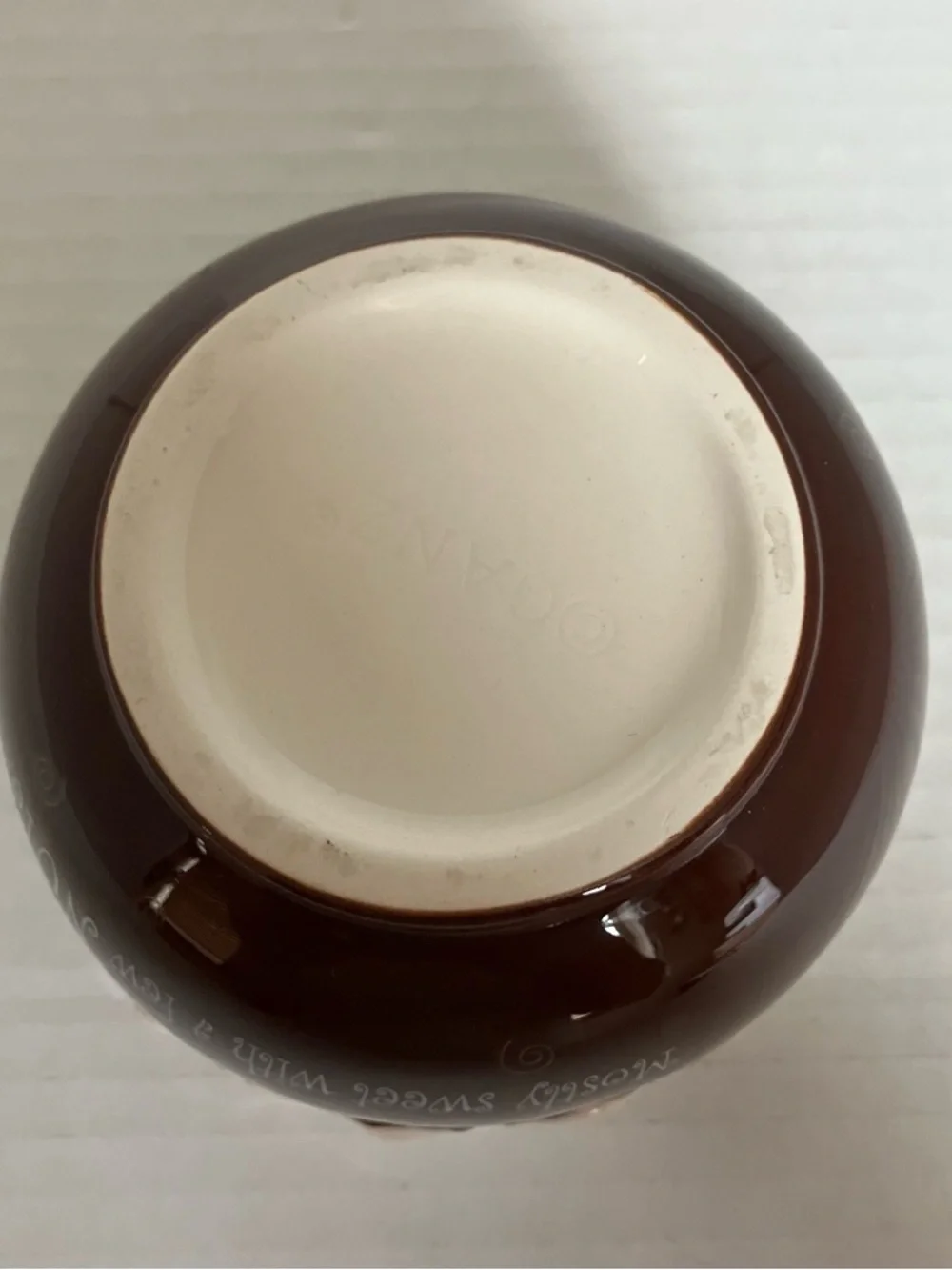 “Families are like fudge, mostly sweet‎ with a few nuts” Ceramic Bowl - small 4”